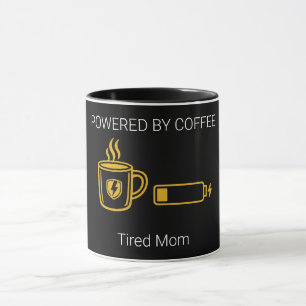 Taza Divertida para Padres Cansados con 'Funciona 