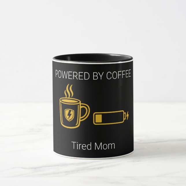 Taza Divertida para Padres Cansados con 'Funciona  (Centro)
