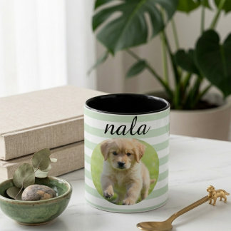 Taza divertida para papá de perro personalizada co