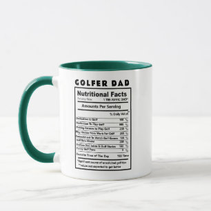 Taza divertida para papá golfista - Mejor regalo d