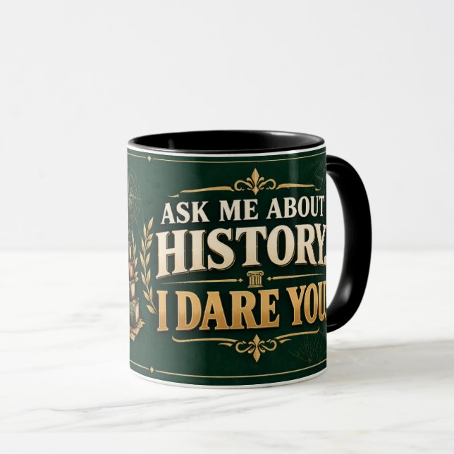 Taza divertida para profesores de historia, Pregún (Anverso derecho)