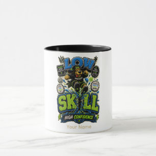 Taza divertida personalizada con baja habilidad y