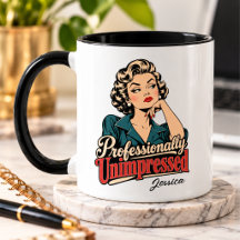 Taza divertida personalizada profesionalmente sin