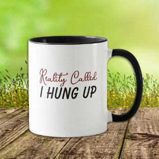 Taza Divertida realidad llamada Monograma