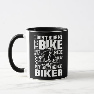 Taza Divertida señora jinete No monto mis propios regal