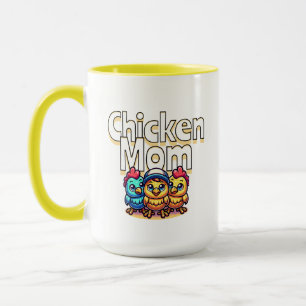 Taza Divertidas chicas Personalizados Mami de pollo