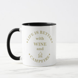Taza Divertidas declaraciones de camping