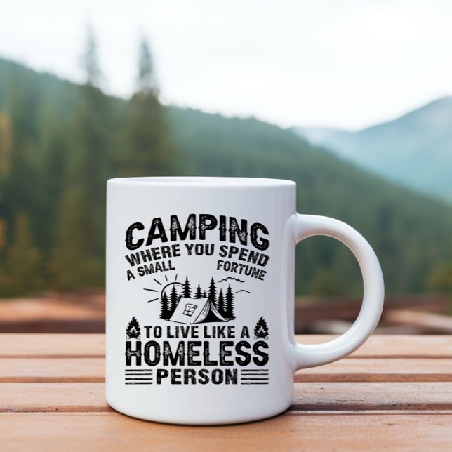 Taza Divertidas declaraciones de camping (Subido por el creador)