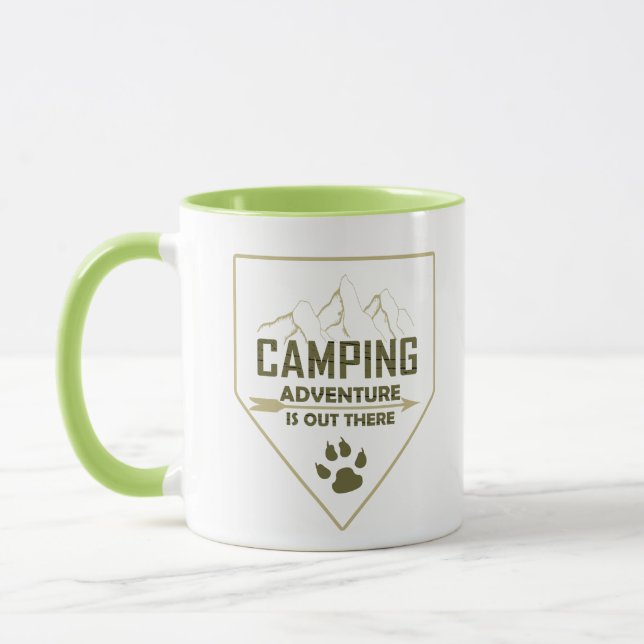 Taza Divertidas declaraciones de camping para los campi (Izquierda)