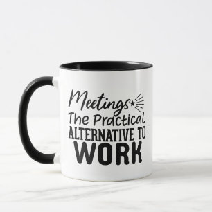 Taza Divertidas reuniones de negocios arte verbal