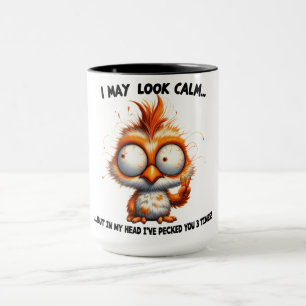 Taza Divertido animal gracioso/sarcástico diciendo/poll