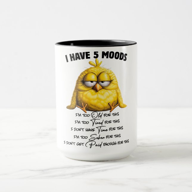 Taza Divertido animal gracioso/sarcástico diciendo/poll (Centro)