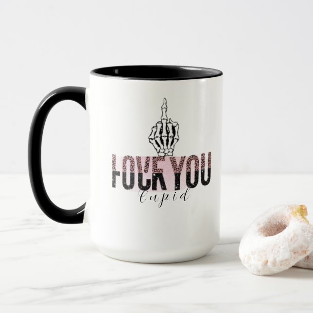 Taza Divertido anti - El día de San Valentín 2024 (Con donut)