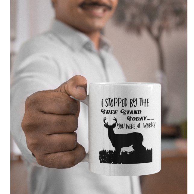 Taza Divertido árbol de caza de venados Stand Sports al (Subido por el creador)