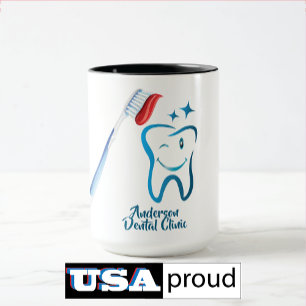Taza Divertido cepillo de dientes Dentista Mug 🦷 Estil