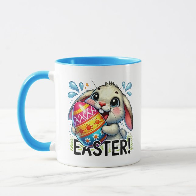 Taza Divertido conejo de Pascua (Izquierda)