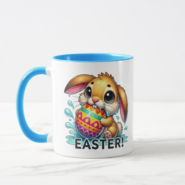 Taza Divertido conejo de Pascua (Izquierda)