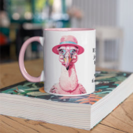 Taza Divertido Consejo De Un Flamingo