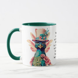 Taza Divertido Consejo De Un Pavo Real