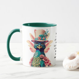 Taza Divertido Consejo De Un Pavo Real