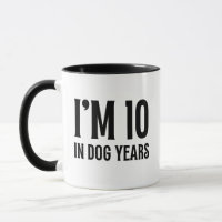 Divertido cumpleaños 70 Estoy 10 en años de perro
