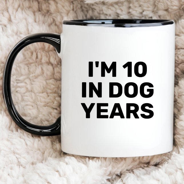 Taza Divertido cumpleaños número 70, tengo 10 años en p (Subido por el creador)