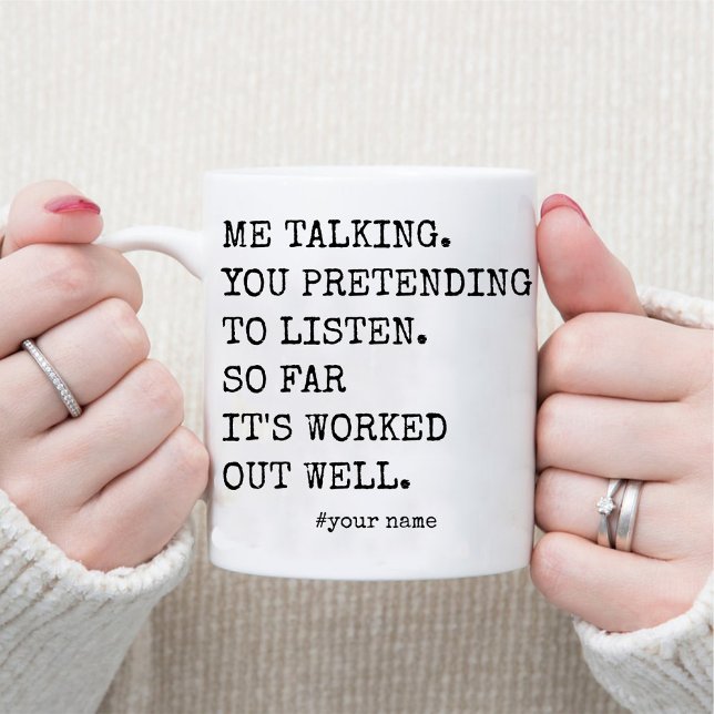 Taza Divertido décimo aniversario del café del marido (Funny 10th Anniversary for Husband Coffee Mug)