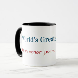Taza Divertido Día del Padre más grande del mundo gala
