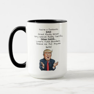Taza Divertido Día del Padre Trump verdaderamente grand