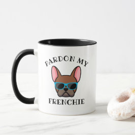 Taza Divertido Disculpa mi Frenchie Red Fawn Bulldog Fr