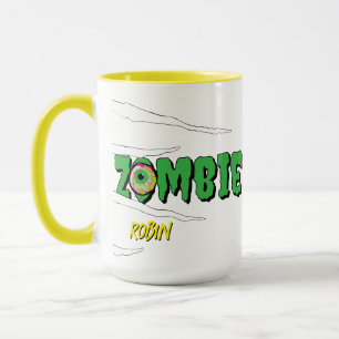Taza Divertido divertido divertido Rippin' Zombie Hallo