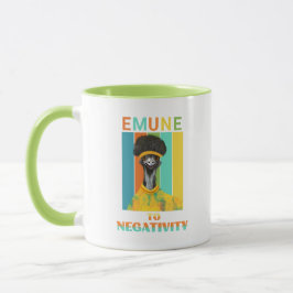 Taza Divertido Emu Pun - Emune A Negatividad