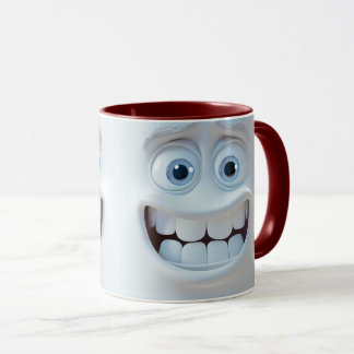 Taza Divertido Face Expression Ceramic Coffee Mug ☕