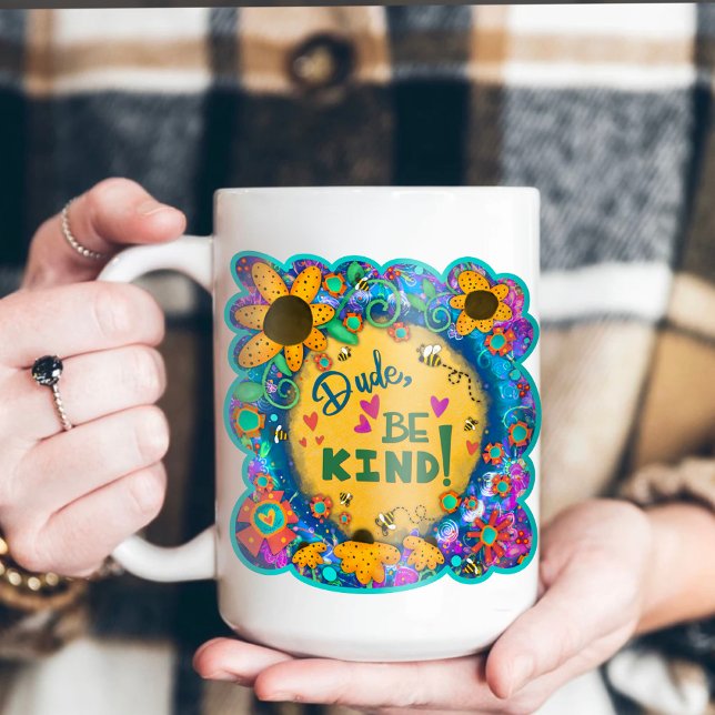 Taza Divertido Floral Dude en Inespirivitalidad Amabili (Subido por el creador)