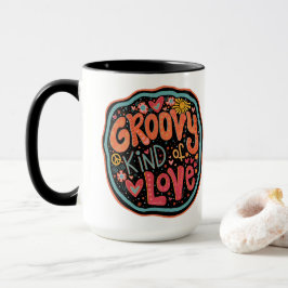 Taza Divertido Groovy Tipo de Inespiritualidad de Amor