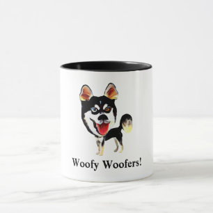 Taza Divertido Husky Dog Mug Siberian