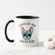 Divertido indulto Bulldog francés Frenchie Blue Me