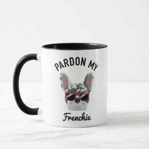 Taza Divertido indulto Bulldog francés Frenchie Blue Me