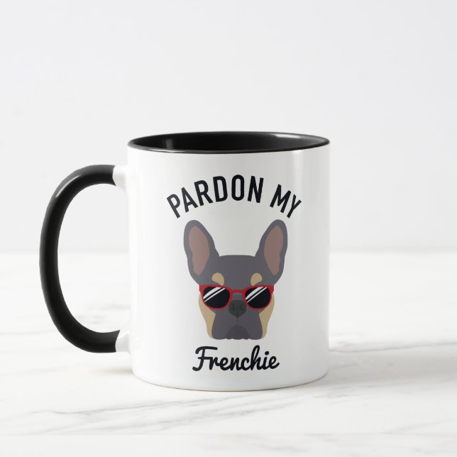 Taza Divertido indulto mi Bulldog francés Lilac Tan (Izquierda)