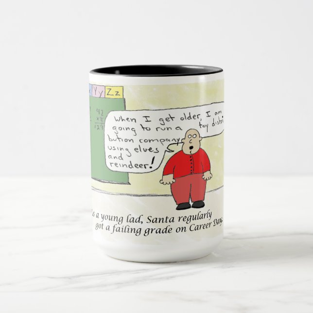 Taza Divertido joven de Santa Mug (Centro)