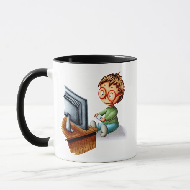 Taza Divertido juego geek (Izquierda)