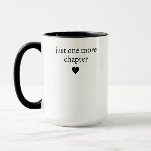 Taza Divertido Libro Personalizado Just One More Chapte