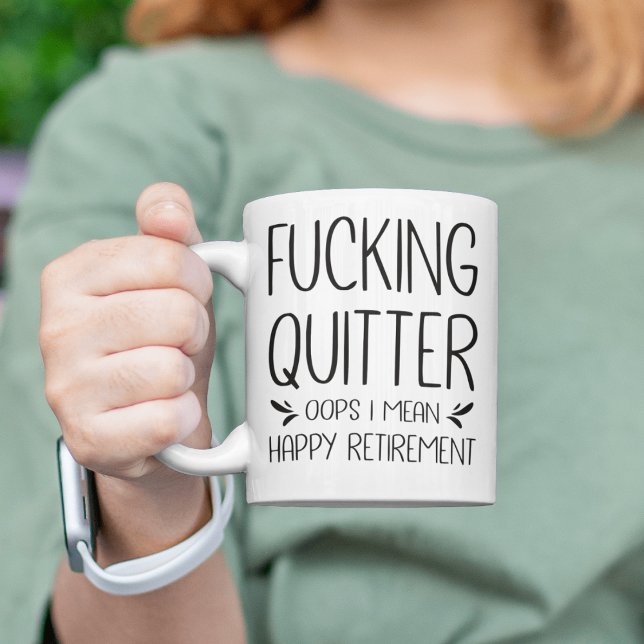 Taza Divertido m*** de mierda, me refiero a un retiro f (Subido por el creador)