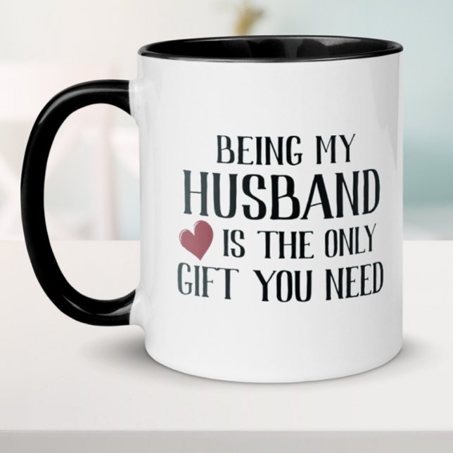 Taza Divertido marido Valentine (Funny Valentine's Day gift for husband.)