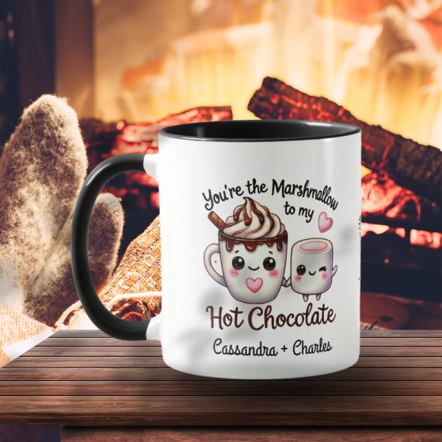 Taza Divertido "Marshmallow to My Hot Chocolate" Person (Fun "Marshmallow to My Hot Chocolate" Custom Mug

)