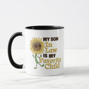Taza Divertido Mi yerno es mi hijo favorito Familia Mam
