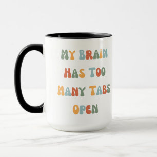 Taza Divertido mug adhd y Neurodivergente.