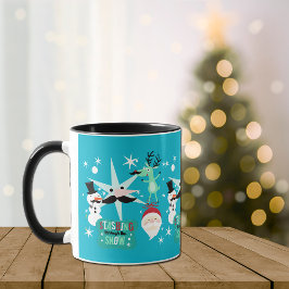 Taza Divertido Navidades Imágenes Mustache