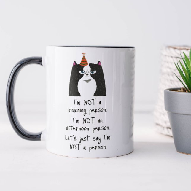 Taza Divertido, no una persona de la mañana (Subido por el creador)