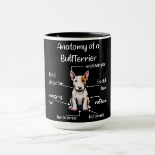 Taza Divertido perro de Bull Terrier